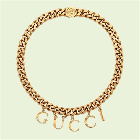 gucci script necklace|Gucci .